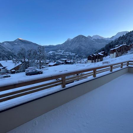 Dans Residence Neuve Le Snow Roc Sur Les Pistes, Grand Studio Cosy 5 Pers Avec Terrasse Panoramique, Sauna, Wifi Saint-Jean-dʼAulps Exterior foto