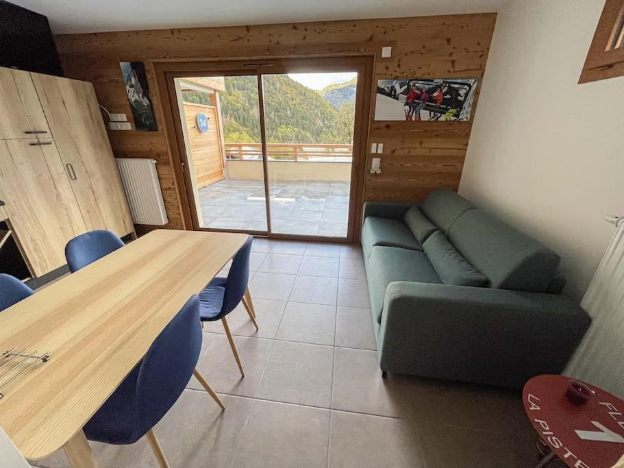 Dans Residence Neuve Le Snow Roc Sur Les Pistes, Grand Studio Cosy 5 Pers Avec Terrasse Panoramique, Sauna, Wifi Saint-Jean-dʼAulps Exterior foto
